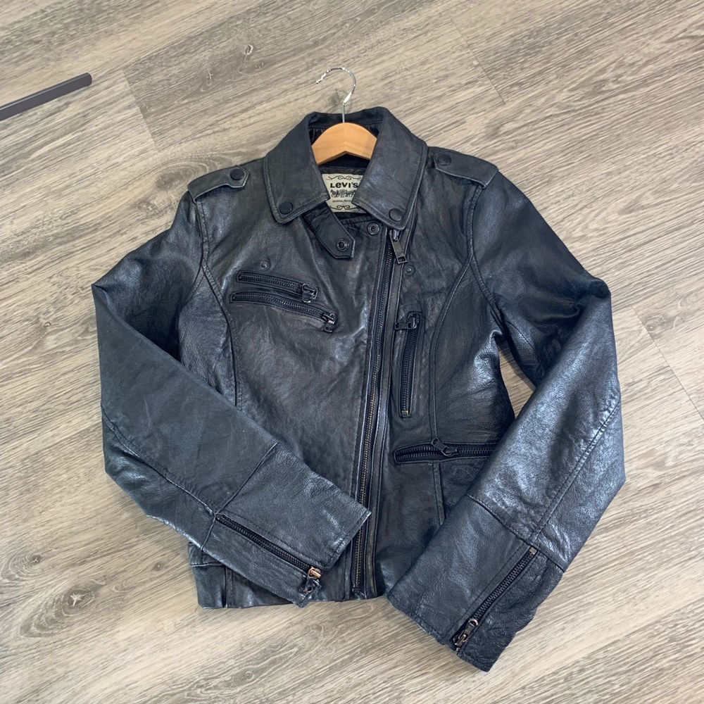Levi’s Leather Moto Jacket